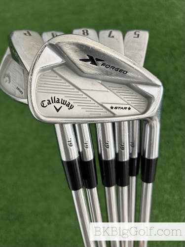 Callaway X Forged Star Iron Set 5-P / NS Pro Modus Tour 105 Stiff