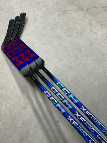 3 PACK 24” Paddle Senior CCM XF Pro Right Goalie Stick - Phillips Team USA