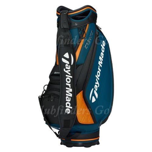 NEW TaylorMade 2026 Qi4D Tour Blue/Black/Orange 6-Way Staff Bag w/ Raincover