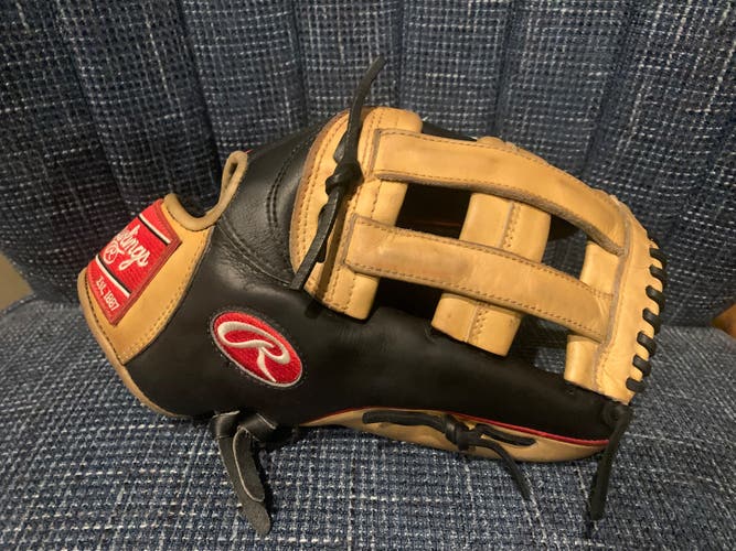 Rawlings Heart of the Hide RH Outfield Baseball Glove 12.75" (Used)