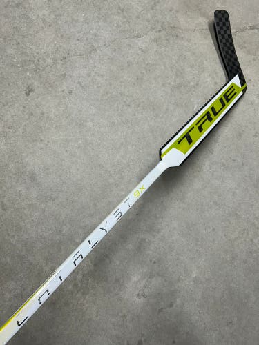 23” Paddle Senior True Catalyst 9x Regular Goalie Stick NHL White/Black/Gold  (New)