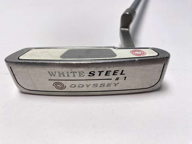 Odyssey White Steel 1 Putter 34" SuperStroke Tour 3.0 Mens RH