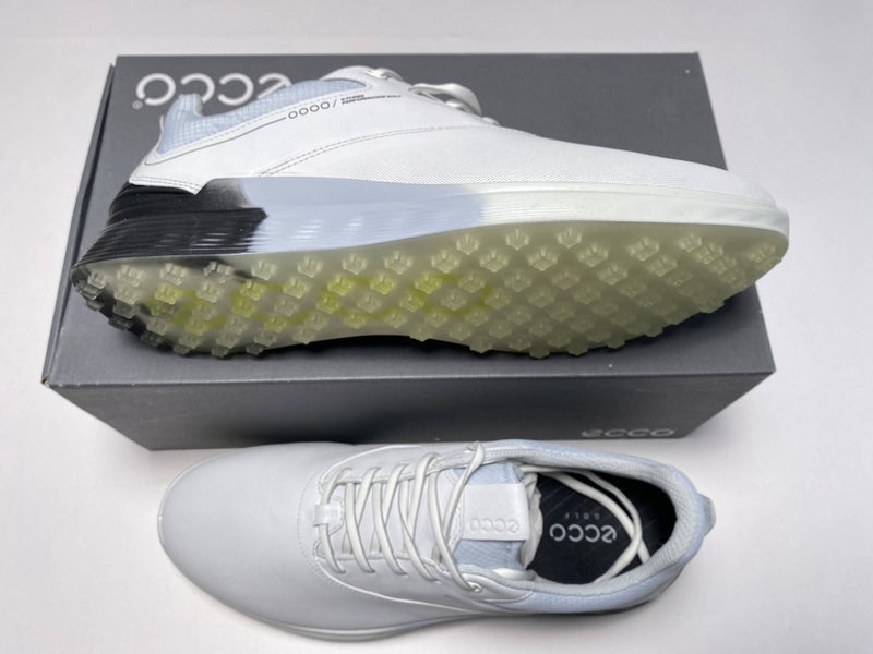 ECCO Golf S-Three Golf Shoes White Men's SZ 10.5 NEW