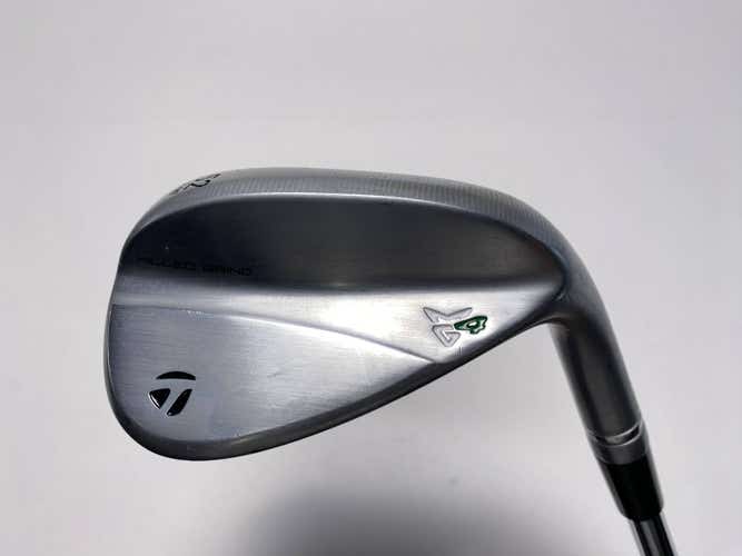 TaylorMade Milled Grind 4 Chrome Wedge 52* 9 Bounce SB S300 Stiff Steel Mens RH
