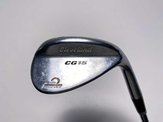 Cleveland CG15 Satin Chrome Wedge 54* 14 Bounce Traction Wedge Steel Mens RH
