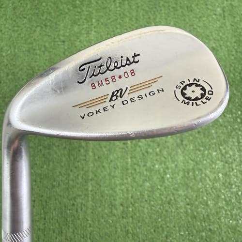 Titleist Vokey SM4 58 08 Lob Wedge BV Wedge Stiff Flex Dynamic Gold Left Handed