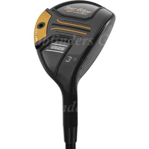 NEW Tour Edge Hot Launch E525 22 4 Hybrid UST Helium 55-R Graphite Regular w/HC