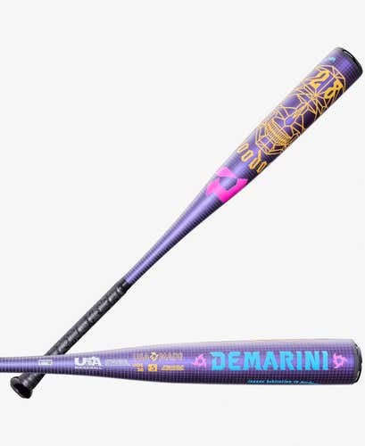 2026 DeMarini Voodoo One Alloy USABat Certified Bat (-5) 25 oz 30" (New)