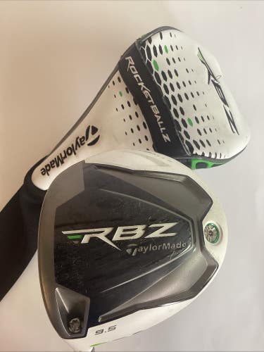 TaylorMade RBZ Rocket Ballz Lefthanded LH Driver 9.5* W Stiff Graphite Shaft 46