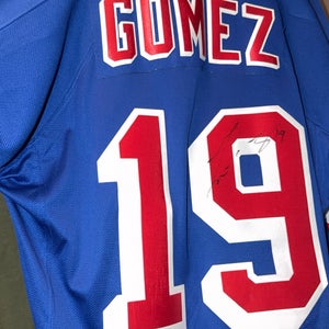 New York Rangers Scott Gomez signed Jersey (blue)