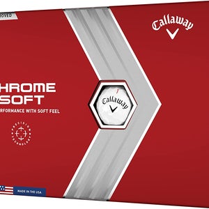 Callaway Chrome Soft Golf Balls 2022 (White 12pk) NEW