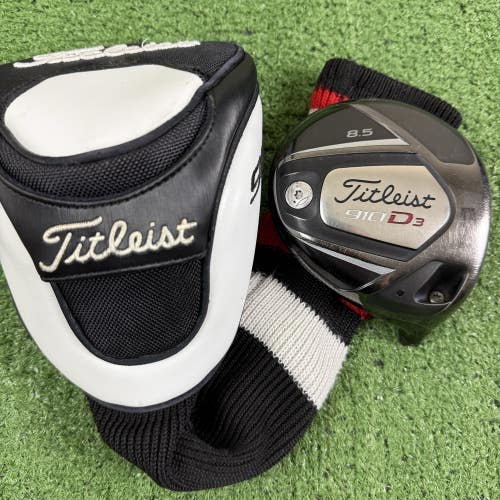 Titleist 910D3 8.5 Degree Driver Club Head Only Right Handed With Headcover