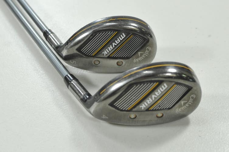 Callaway Mavrik 4 and 5 Hybrid Set Regular Flex RH Catalyst 5.5 Graphite #210425