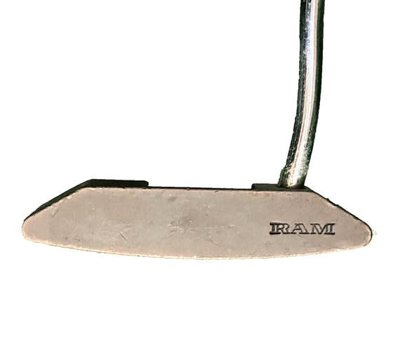 RAM Zebra Precision Milled Blade Putter Steel 35 Inches RH Nice Original Grip