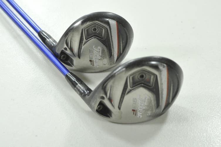 Titleist 913F 15* and 19* Fairway Wood Set Regular Flex Right Graphite # 210418