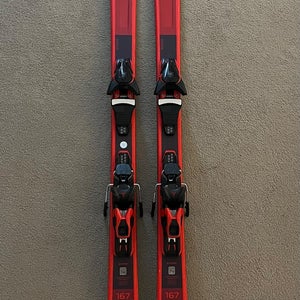 Unisex Atomic Savor 5 167 cm All Mountain Skis With Bindings Max Din 10 (Used)