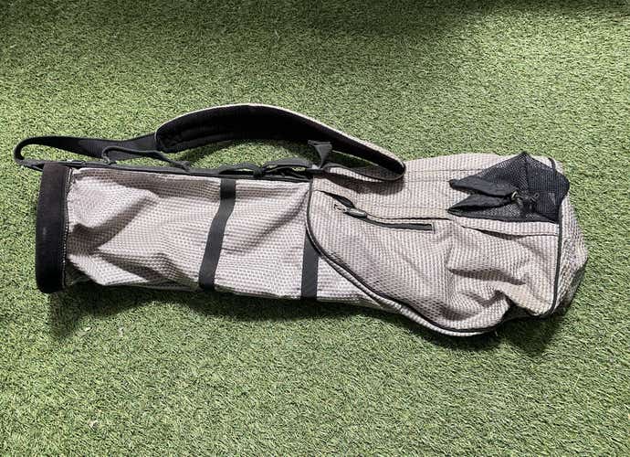 Titleist Sunday Carry Bag Gray 2-Way Divide Single Strap Golf Bag