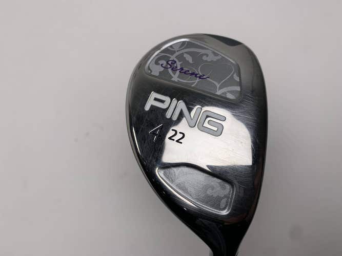 Ping Serene 4 Hybrid 22* ULT210 Ladies Graphite Women's RH Undersize Grip