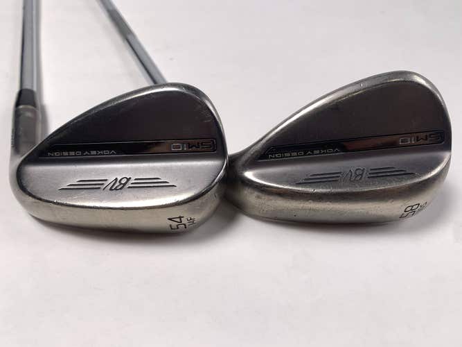 Titleist Vokey SM10 Nickel Wedge Set 54* 14 | 58* 10 SM10 Wedge Steel Mens RH