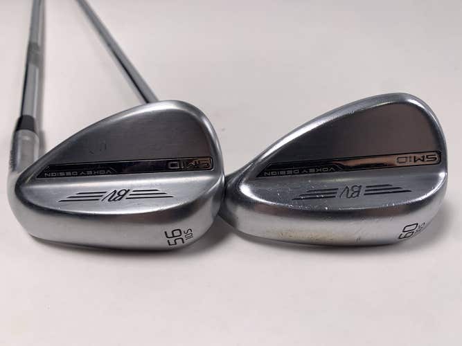 Titleist Vokey SM10 Tour Chrome Wedge Set 56* 10 | 60* 10 SM10 Wedge RH