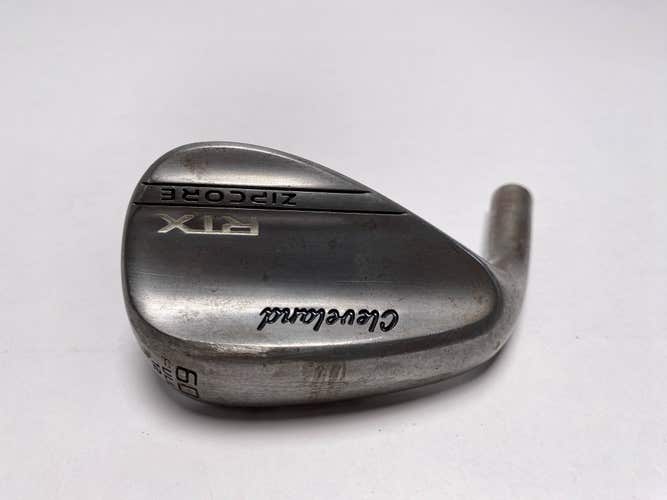 Cleveland RTX ZipCore Raw Wedge W 60* 12 Bounce HEAD ONLY Mens LH