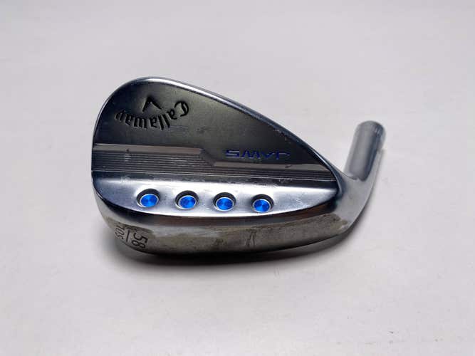 Callaway Jaws MD5 Platinum Chrome Wedge W 58* 10 Bounce HEAD ONLY Mens LH