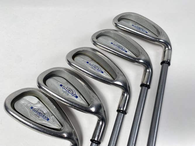Callaway X-14 Iron Set 6-PW Steelhead Light Senior Graphite Mens RH