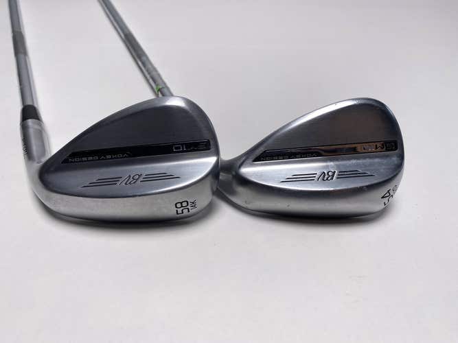 Titleist Vokey SM10 Tour Chrome Wedge Set 54* 12 | 58* 14 SM10 Wedge RH