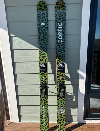 2024 Line Blade Optic 114 178 cm Powder Skis With Bindings Max Din 13 (Used)