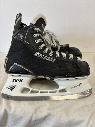 Black Bauer Nexus 400 Hockey Skates Regular Width 8 (Used)