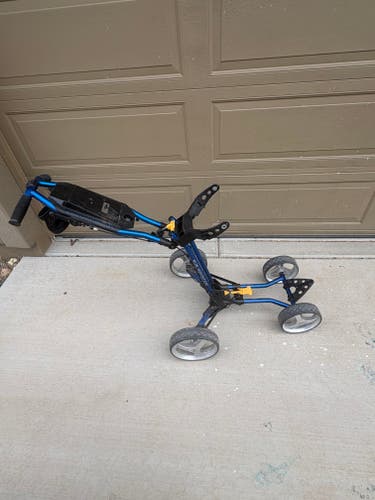 Blue Men's Sun Mountain Push Cart (Used)
