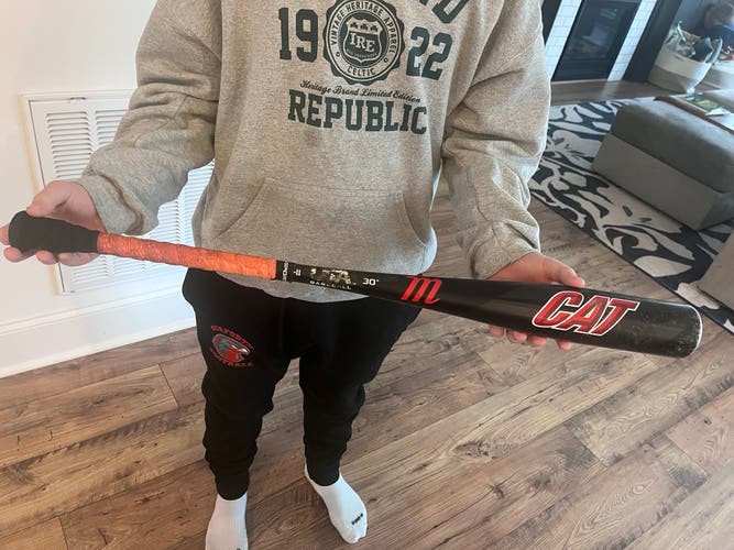 2021 Marucci CAT Alloy USABat Certified Bat (-11) 19 oz 30" (Used)