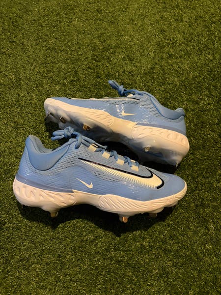 NEW Nike Alpha Huarache Elite 4 Low UNC Metal Baseball Cleats FN7222-403 Size 11 Nike Alpha Huarache Elite 4 Low UNC Baseball Cleats FN7222  main image 3