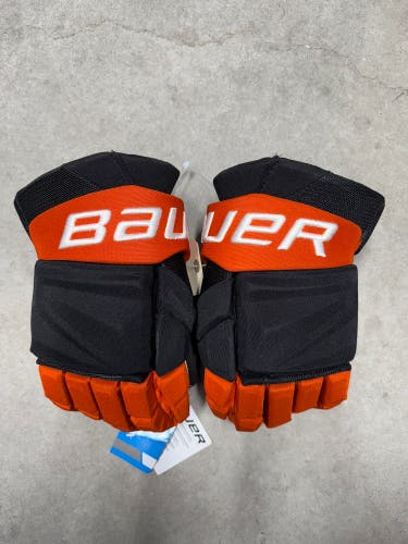 14” Bauer Vapor Hyperlite Anaheim Ducks Gloves Pro Stock (New) NHL