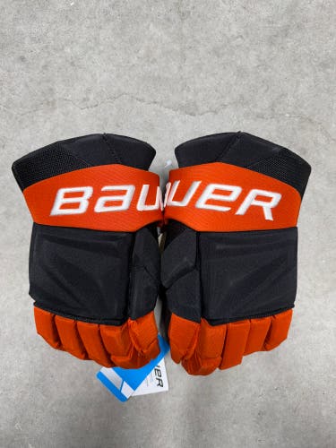 15” Bauer Vapor Hyperlite Anaheim Ducks Gloves Pro Stock (New) NHL