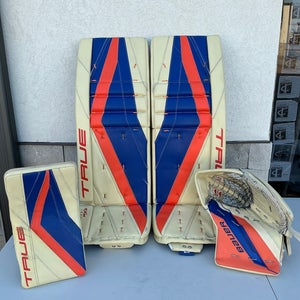 Olivier Rodrigue True Catalyst PX5 Pads And Blocker Bauer S60 Glove Condors Pro Stock (Used) 7914
