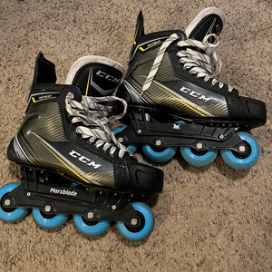 CCM Tacks 9090 w/Marsblade chassis - Inline Skates Extra Wide Width Size 10.5 (Used)