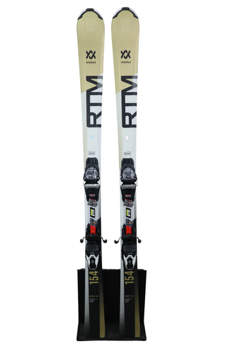 154 cm Volkl RTM 76 Skis With Bindings Max Din 10 (Used)