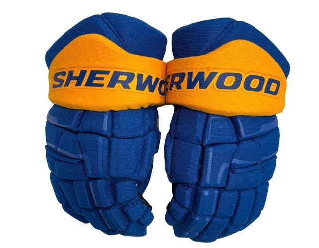 NEW Sherwood Code NHL Team Stock 14” Hockey Player Gloves (BUFFALO)
