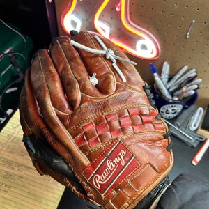 Rawlings Vintage Premium Series Baseball Glove LEFTY (LHT) 13” (Conditioned & Relaced)
