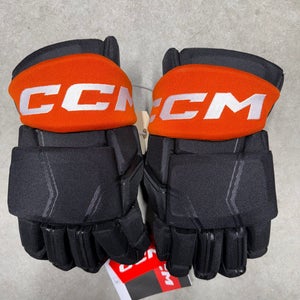 15” CCM Pro Custom HGPQL Gloves Anaheim Ducks Pro Stock (New) NHL