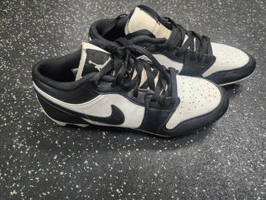 Used Nike JORDAN VAPOR 1 Adult FB Cleats Black And White Senior 8.5 11849-S000036295