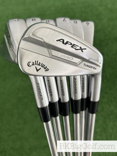 Callaway Apex Pro 21 Forged Iron Set 4-P / True Temper Elevate 115 Stiff