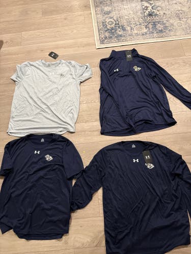 Blue Large Men's Under Armour Shirt (New)