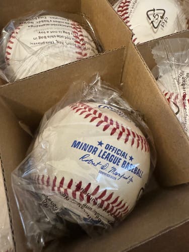 Rawlings Official Minor League Baseballs 12 Pack (1 Dozen) (New)