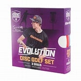 New Evolution Disc Golf Starter Set 11859-DSCDMEVOLUTIONSET