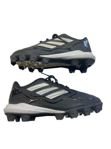 Used Adidas PURE HUSTLE BB/SB Cleats Black Youth 11.0 11873-C000231446