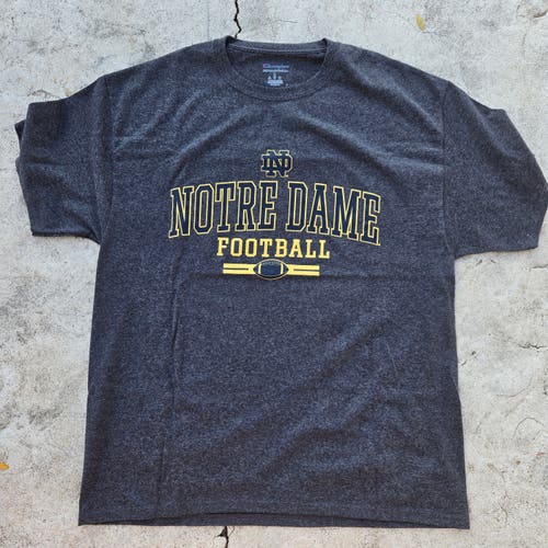 Champion Notre Dame Football Shirt XL