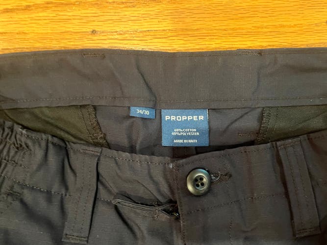 Propper Tactical/Cargo Black 34x30 Men's Pants (New)