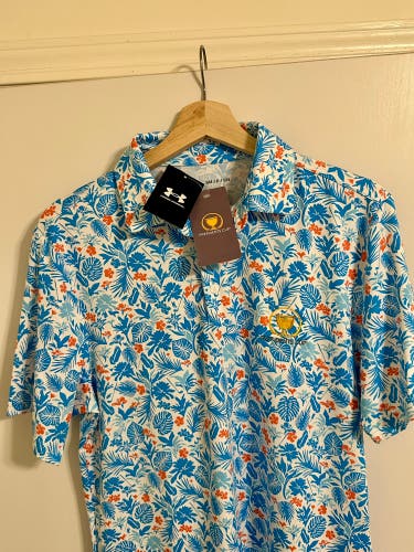 Brand New Under Armour Playoff Polo President’s Cup Short-Sleeve Golf Shirt (S)